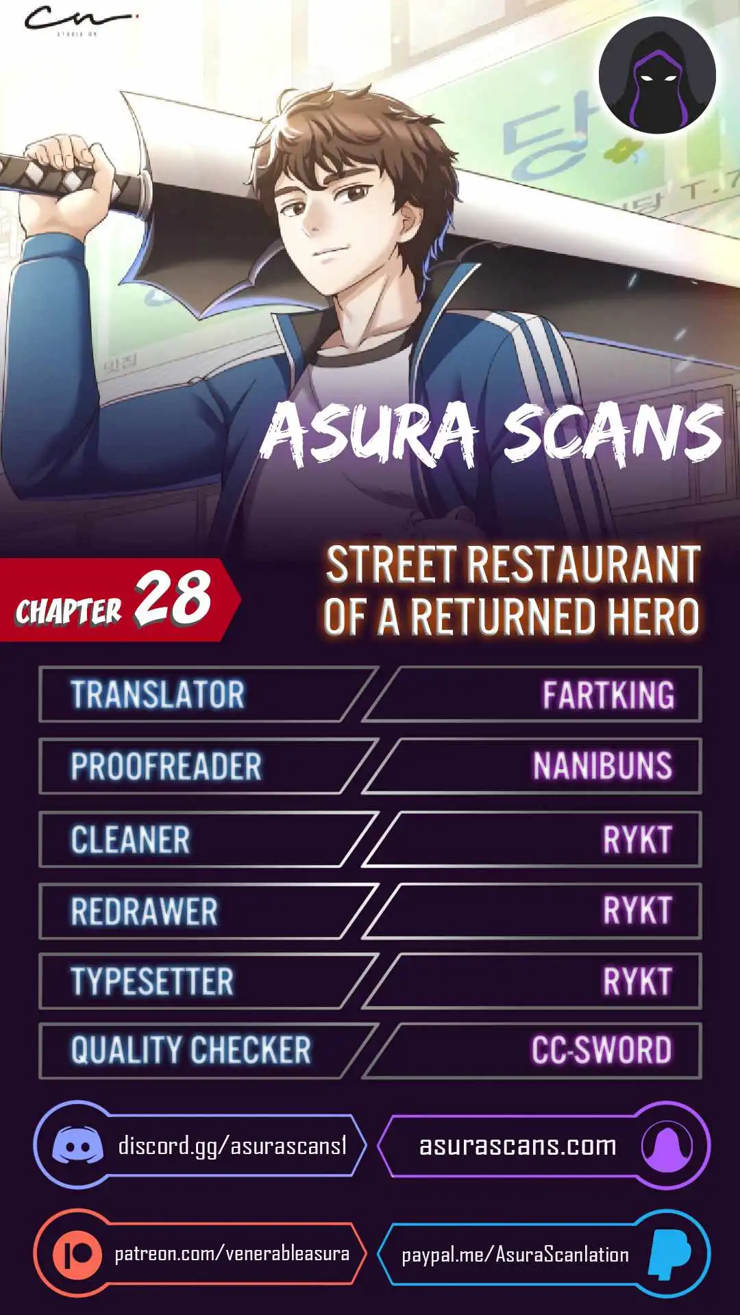 Street Restaurant of a Returned Hero Chapter 28 1